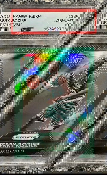 2015 Panini Prizm Terry Rozier Green Prizm RC Rookie PSA 10 Color Match! Pop 11