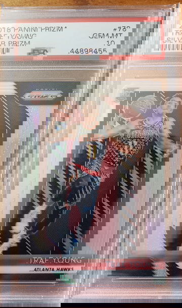 2018 Panini Prizm Silver #78 Trae Young RC PSA 10