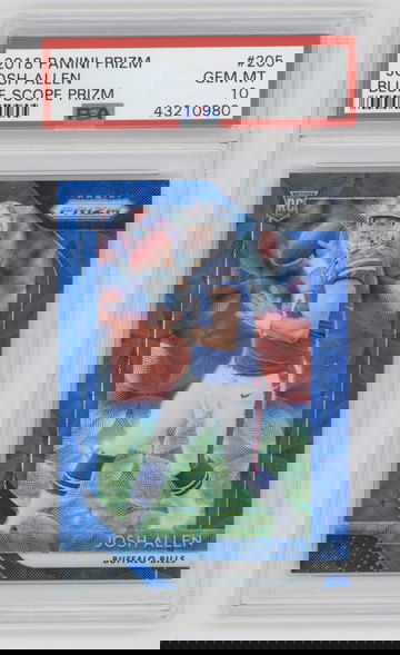 Josh Allen Prizm Blue Scope