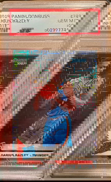 2019 Panini Donruss Darius Bazley Infinite PSA 10 Rookie Card 