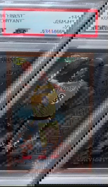 1996 Topps Finest Kobe Bryant RC PSA 10