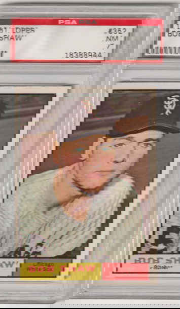 1961 Topps #352 Bob Shaw PSA 7 (Near Mint)