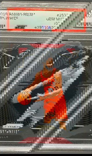 Coby White 2019 Panini Prizm #253 Rookie PSA 10