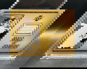  2001 UD Hall of Famers #B-WM Willie Mays Game-Used BAT San Francisco Giants HOF