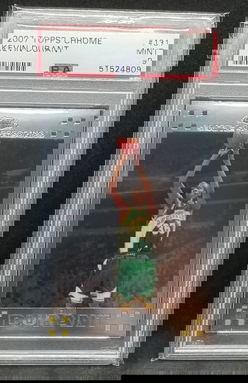 2007-08 Kevin Durant #131 Topps Chrome Rc PSA 9 