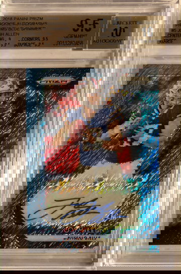 2018 Prizm Josh Allen Rookie Autographs Blue Shimmer