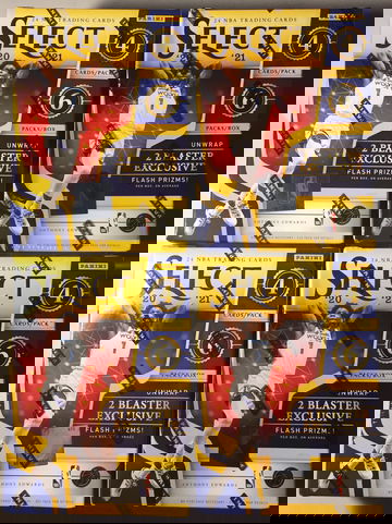 2020 2021 Panini Select Basketball Blaster Box 4x Lot