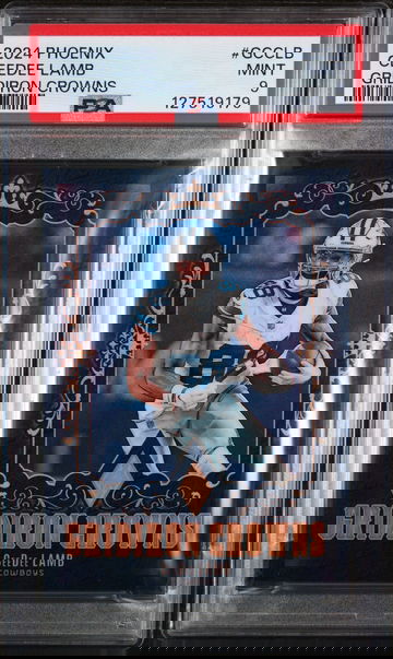 2024 Panini Phoenix Gridiron Crowns Ceedee Lamb #GCCLB PSA 9