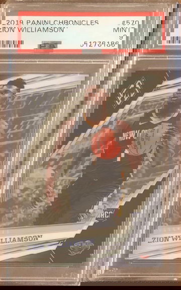 2019-20 Chronicles Phoenix Zion Williamson Rookie RC PSA 9 Mint