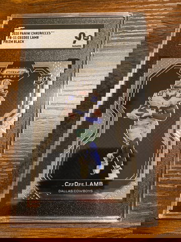 2020 Prizm Black Ceedee Lamb SGC 9