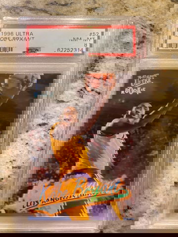 1996-97 Fleer Ultra Kobe Bryant RC PSA 8