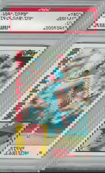 1984 Topps Steve Carlton HOF PSA 10 Gem-Mint