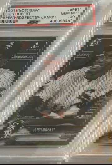 Luis Robert Camo PSA 10