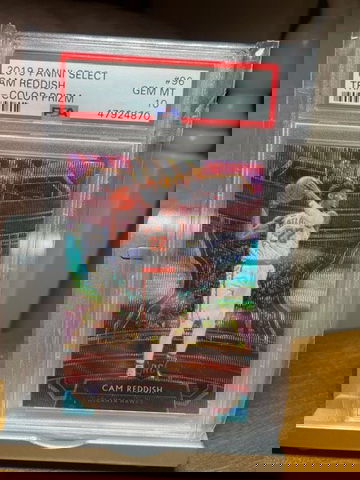 2019 Panini Select CAM REDDISH TRI-COLOR PRIZM RC Rookie PSA 10