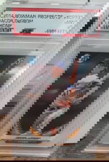 2014 Bowman Chrome Prospects #BCP73 Jacob DeGrom PSA 9 MINT