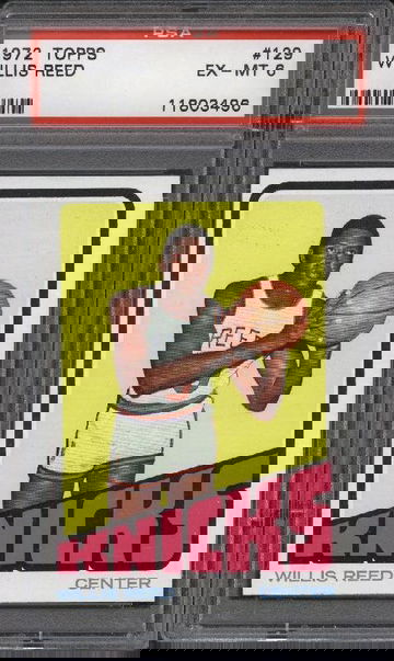 1972-73 Topps #129 Willis Reed PSA 6 EX-MT