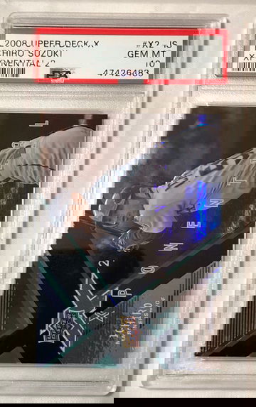 2008 UPPER DECK X #X2-IS  ICHIRO SUZUKI GEM-MT 10