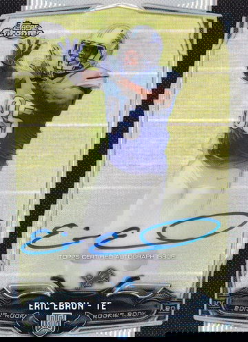 2014 Topps Chrome Eric Ebron #213 RC Black Auto 22/25