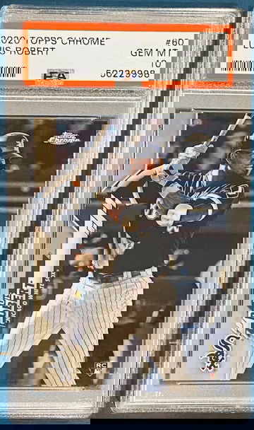 2020 Topps Chrome Luis Robert *True Rookie* PSA 10 GEN MINT