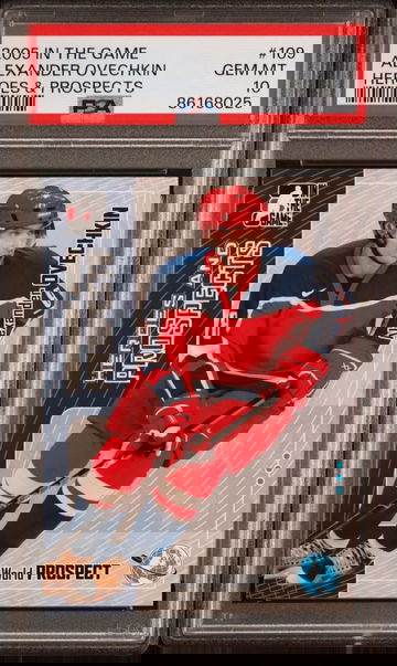 2005 ITG Heroes & Prospects #109 Alexander Ovechkin PSA 10 rookie card