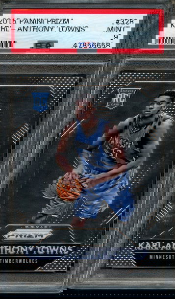 2015 Panini Prizm Karl Anthony Towns PSA 9