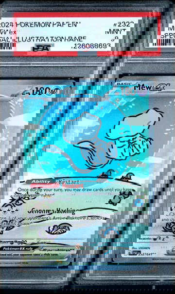 2024 Pokemon #232 Mew ex Special Illustration Rare 126088693 PSA 9