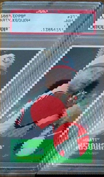 1963 Topps #21 Marty Keough PSA 7