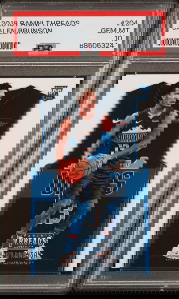 2018 Threads Jalen Brunson #204 PSA 10 Gem mint