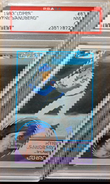 Ryne Sandberg 1983 Topps PSA 7 #83