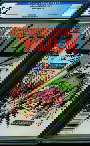 INCREDIBLE HULK #318, CGC 9.2 NM-