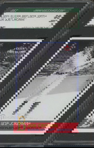 2001 Fleer Red Sox 100th #24 Joe Cronin SGC 96 Mint 9