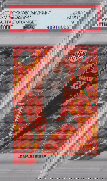 2019 Mosaic Cam Reddish Orange Reactive PSA 9