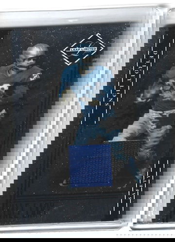 YALE LARY 2006 LEAF LIMITED GAME USED JERSEY CARD #44/50 -LIONS!!