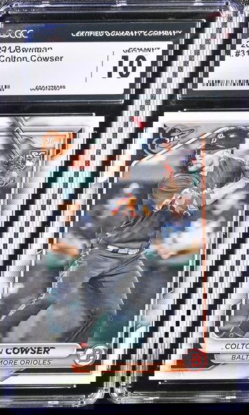 2024 BOWMAN COLTON COWSER #31 star rookie RC CGC 10