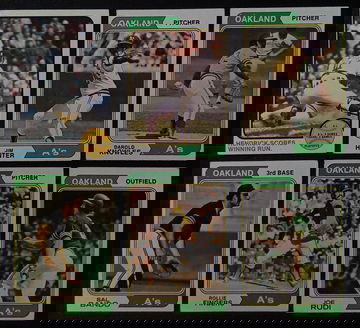 1973-75 Topps Oakland A's World Series Champions Lot of 18 Jim Hunter Rollie Fingers Reggie Jackson HOF 🔥⚾🔥⚾