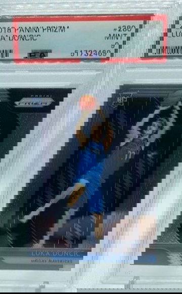 2018 Luka Doncic Prizm #280 PSA 9