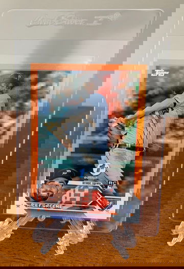 2023 Topps 1st Edition Riley Greene #31 Orange Foil RC /75