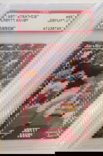 1991 Star Pics Brett Favre Rookie Rc PSA 10 GEM MINT