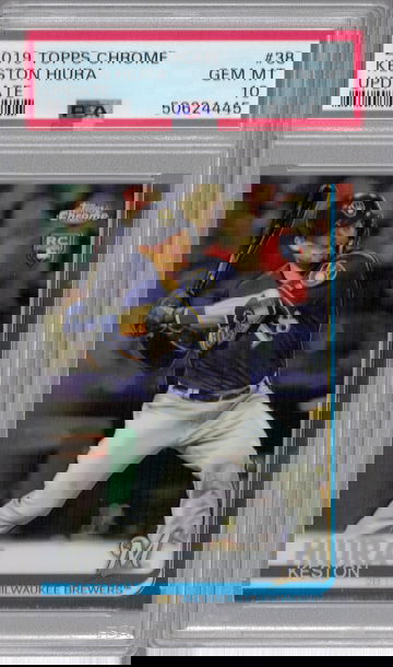 2019 Topps Chrome Update Keston Hiura PSA 10