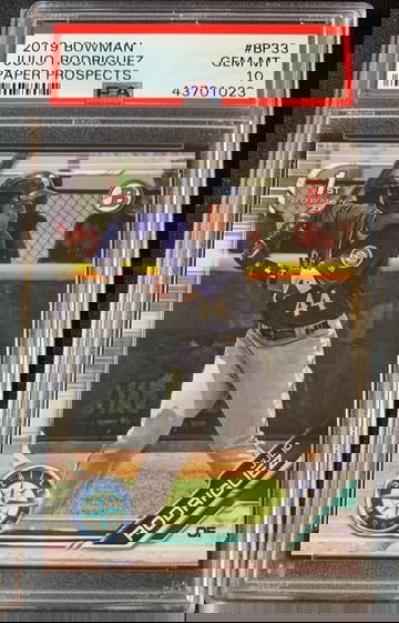 2019 Bowman Julio Rodriguez Paper Prospects PSA 10