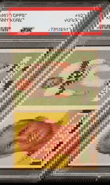 1957 Topps Kenny Konz #52 PSA 4 [FT-2C.25]