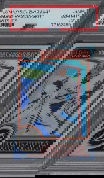 2014 OPC Platinum #166 Andrei Vasilevskiy RC White Ice #d/199 PSA 10 Gem Mint