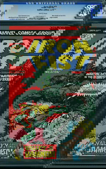 IRON FIST #2, CGC 9.4 NM