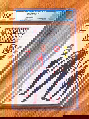 CAPTAIN CARTER #1 MCKELVIE VARIANT CGC 9.8 NM/M 1:10 incentive ratio What If?