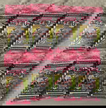 8X 2020 Mosaic Football Cello Packs