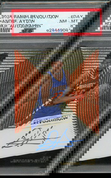 2018 Revolution DeAndre Ayton Rookie Autographs PSA 8