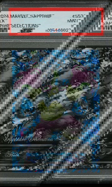 2024 Topps Chrome Marvel Sapphire Edition Sapphire Selections Hulk #SS3 PSA 9