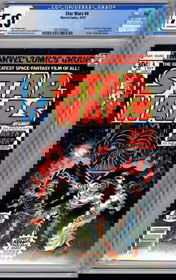 STAR WARS #4 CGC 7.0 PART 4 OF 6 *STAR WARS: A NEW HOPE* MOVIE ADAPTATION 1977