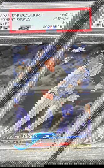 2018 Topps Chrome Update #HMT9 Gleyber Torres RC Yankees PSA 10
