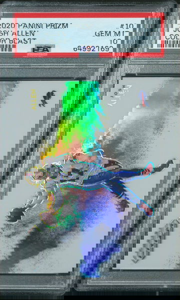 2020 Panini Prizm JOSH ALLEN Color Blast PSA 10